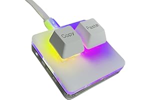 BTXETUEL Copia e incolla Tastiera a 2 tasti SAYO OSU Tastiera da gioco meccanica con una mano Tastiera da gioco meccanica Cherry Switch RGB retroilluminata Mini tastiera USB per macro o giochi ritmici