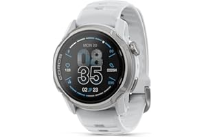 Reloj GPS COROS Apex 4 (42mm) con Pantalla Táctil MIP de 1.2", Mapas Globales con Navegación por Pasos, Batería de 34 Días, Voice Pins y Llamadas sin Manos, para Correr, Esquiar y Escalar(Blanco)