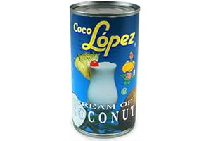 COCO LÓPEZ Coco Lopez Coconut Cream Tins 425g - Case of 24 | Real Cream of Coconut - Pina Colada Cocktail Mixers