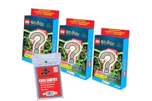Bundle mit Lego Harry Potter - Serie 2 - Sammelsticker - Exklusive STRONCARD Hüllen - Auswahl (3 Blister)