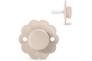 Suavinex, Chupete Wonder para Bebés 0/6 Meses, Chupete Redondo con Tetina Fisiológica de Silicona SX Pro, Tetina Simétrica, Plana, Flexible, Respeta el Desarrollo Bucodental, Apto Recién Nacido, Mauve