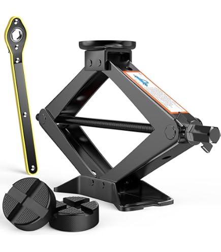 Kit Cric Voiture IMAYCC Pour BWM Série, Crique Voiture 2.5T Avec 2 Pad