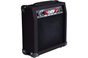 Johnny Brook 20W Portable Guitar Amplifier for Electric and Electro Acoustic Guitars (Black)