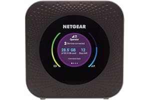 NETGEAR Nighthawk M1 Hotspot Portátil MR1100 - Router 4G Ranura Sim Desbloqueada - Router Móvil Para Viajar - Dispositivo MiFi Banda Ancha Móvil - Rápido Fiable donde sea