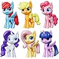 Hasbro My Little Pony Complete Collection of 6 Figures Twilight Sparkle, Rarity, Princess Cadance, Gusty, Fizzleshake and Sunset Shimmer