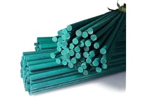 Green Split Canes Support Sticks Plant Garden Lily Bulb Flower 900mm (36") x 50 by Elixir Gardens ®