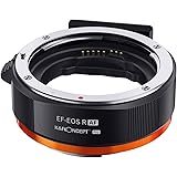 K&F Concept EF/EF-S to EOS R Auto Focus Lens Adapter, Compatible with Cano-n EF/EF-S Mount Lens and Compatible with EOS R Mou