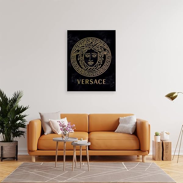 VERRE ART Black Floater Framed Canvas - Wall Decor for