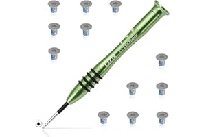 LeFix Lot de 12 vis M2 x 3 T5 pour repose-poignet, compatible avec Dell XPS 13 9343 9350 9360 XPS 15 9550 9560 Precision M5510, tournevis Torx T5 inclus dans le kit.