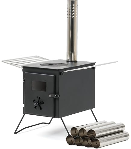 TWORK - Fornello da campeggio portatile e compatto, 1 fuoco, potenza 2670 W. Fornello portatile a gas a cartuccia, Per campeggio ed escursionismo, con valigetta per il trasporto