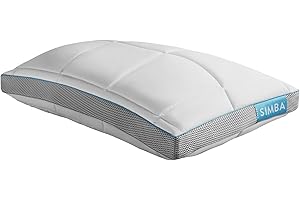 Simba Hybrid® Pillow, with Temperature regulating Stratos technology & Customisable height (48 x 74cm)