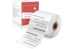 Phomemo M110/M120/M200/M220/M221 - Etiquetas adhesivas multiusos (cuadradas, 50 x 30 mm, 230 etiquetas)