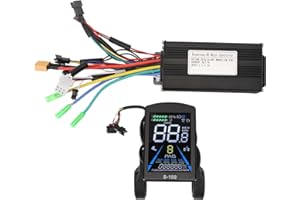 MechKit Kit Controller per Bicicletta Elettrica, 26A 36V 48V 500W 750W 3 Modalità Centralina Bici Elettrica Senza Spazzole con Display LCD