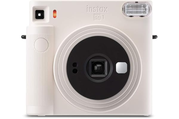 instax SQ1 Square Cámara instantánea automática, tamaño de Foto Cuadrado. Chalk White