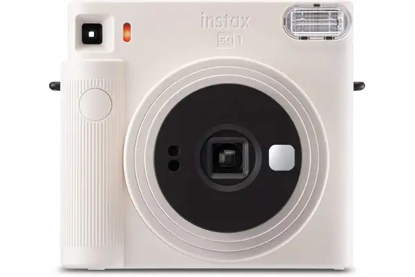instax SQ1 Square Cámara instantánea automática, tamaño de Foto Cuadrado. Chalk White