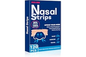 LMOHBJ 120 Stück Nasenpflaster Schnarchen, Nose Strips Nasal Strips Verbesserter Typ Nasenpflaster Besser Atmen Gut Anti-Schnarchen, Nicht Schnarchende Pflaster Verbessern die Atmung (Teint)