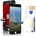 Yodoit for iPhone 7 Plus Screen Replacement Black, 5.5" LCD Display and Touch Digitizer Glass Assembly with Complete Tool Kit and Screen Protector