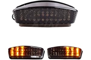 KYN for Ducati Monster 900 1000 S2R S4 S4R S4RS 400 600 620 695 750 800 1994-2008 Motorcycle Integrated LED Tail Rear Light Running Brake Turn Signal Red Amber