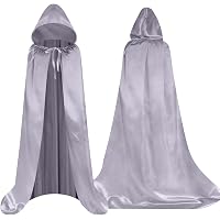 Zanisouta Cape Vampire à Capuche Courte – Costume Médiéval / Halloween En Velours Noir Pour Homme Et Femme