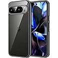 JETech Case for Google Pixel 9 Pro XL 2024, Non-Yellowing Shockproof Bumper Protective Phone Cover, Anti-Scratch Hard PC Back (Black)