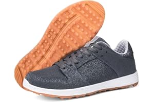 PURFITALL Waterproof Golf Shoes for Men Professional Footwear Anti Slip Lightweight Outdoor Comfortable Training Spikes Sneakers