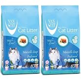 Van Cat Marsilya Sabunlu İnce Taneli Kedi Kumu, 10 kg, 2 Adet