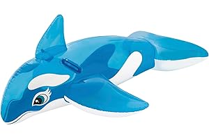 Intex 58523 John Adams 60-inch Little Whale Ride-On, Blue