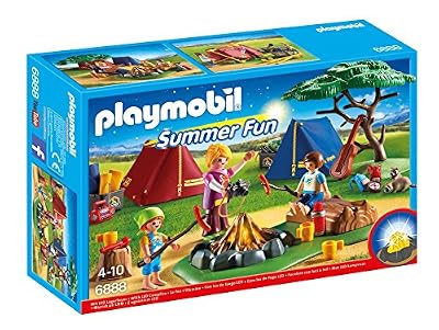 Playmobil - 6888 - Camp with LED campfire