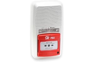 LIFEBOX 2 x alarmes Incendie Type 4 Radio à Pile pour ERP