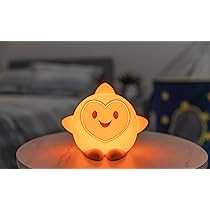 Disney Wish Squishy Light, Night Light for Kids, USB Lamp, Battery