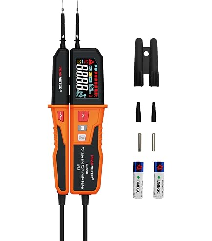 Tester Di Tensione 6-380V AC/DC A 2 Poli &ndash; Rilevatore Di Fase E Corrente &ndash; Multifunzione