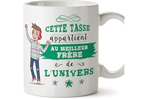 Mugffins Frère Mug/Tasse Frère de l'univers - Tasse Originale/Cadeau Anniversaire. Céramique 350 ML