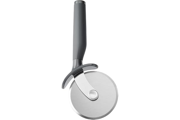 KitchenAid pizzaskärare med mjukt grepp - kolgrå