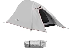 Outsunny Tente de Camping avec Double Toit 2000mm et Sac de Transport, Tente Tunnel étanche légère ventilée Facile à Monter, dim. 300L x 135l x 110H cm