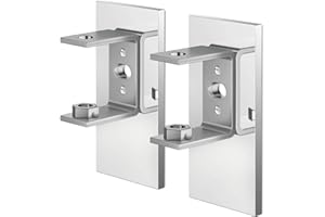 ZACK 40041 "LINEA" Wandhalterungen für Klebemontage, Set/2, Edelstahl hochglänzend