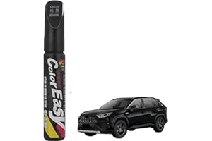 SEMINISMAR Stylo Retouche Peinture,Retouche Peinture Voiture,Retouche Peinture Voiture,Stylo Retouche Voiture,Rayures Réparation De Peinture,Anti Rayure pour Carrosserie Moto Voiture Vélo,1 Pièce,Noir