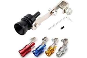 LGXCM Car And Motorcycle Tailpipe Exhaust Pipe Oversized Roar Maker For Cars And Motorcycles, Car Turbo Sound Whistle Car Exhaust Sound Booster, Exhaust Tailpipe Blow Off Valve Aluminum Universal Auto Acces