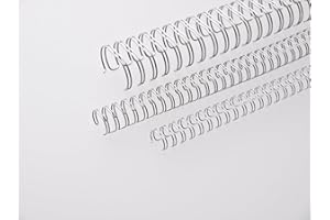 Renz Binding Wires 2:1 23 Loops for 60 Sheets 8mm A4 Silver