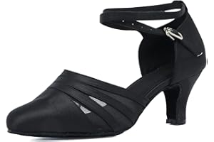 Syrads Chaussures de Danse Latine pour Femmes Chaussures de Danse Tango Valse Fête Sociale Salsa Sandale