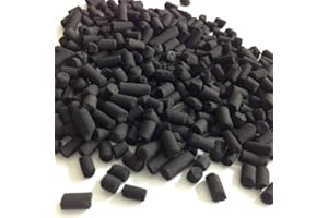 TGC ACTIVATED CARBON CHARCOAL AQUARIUM 1 KILO 4MM DIAMETER PELLETS FISH TANK EXTERNAL FILTER MEDIA/KOI FISH POND WATER DECHLORINATOR FILTERS 1KG 1000g