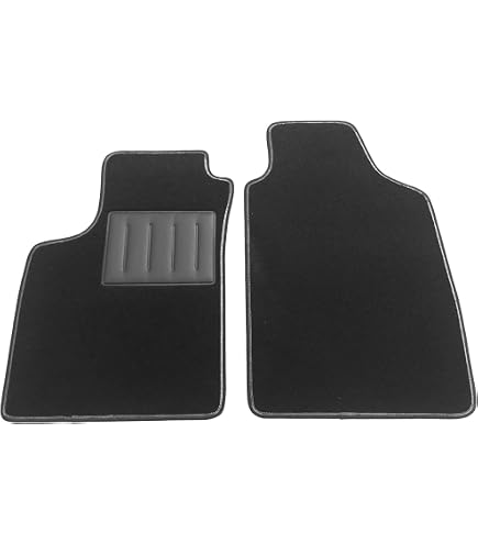 Set di tappetini in gomma per Fiat Panda II (2003-2012) – bordo alto 15 mm