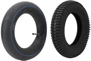 Dioche Set Wheelbarrow 3.00-8 Däck och Innerslangsset för Skottkärror, Handtruckar, Gräsklippare, Trädgårdsvagnar - Premium D