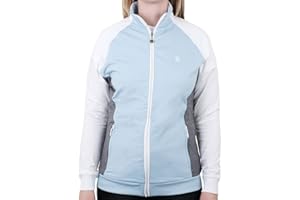 Island GREEN Women's Igltop1683 - Zip Through Top