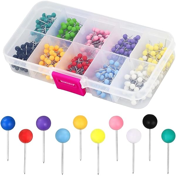 Map Push Pins 500 Pack Map Tacks Small Size (Green, 1/8 Inch) | Fruugo ...