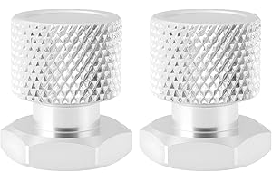 Briny River Lot de 2 Vis de Siège Et écrous de Montage 1/4"-20 Compatible avec Har-Ley Davidson