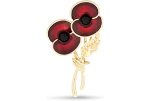 THE ROYAL BRITISH LEGION Royal British Legion Poppy Forever Connected Brooch