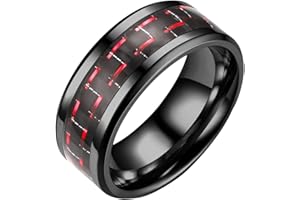 ACWERT Boys Mood Rings for Ages 8~12 Fiber Iron Stainless Steel Three-Color Ring Titanium Rings Couple jewellery Kids Fidget Anxiety Rings Gift