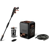 Black+Decker Y&uuml;ksek basın&ccedil;lı temizleyici BXPW1900C, kompakt, y&uuml;ksek basın&ccedil;, otomobil ve dış mekanlar i&ccedil;in, maks. basın&ccedil; 150 b