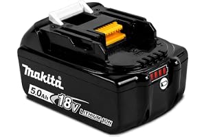 Makita BL1850 Litiumjonbatteri, Svart, 18 V