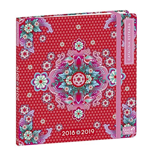 Télécharger Quo Vadis Catalina Estrada EXECUTIF SEPT avec élastique Agenda scolaire Semainier 16x16cm Rouge Ann Livre PDF Gratuit